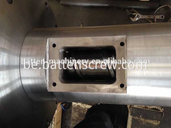 100/36 Шрубавая бочка з высокай ёмістасцю / вадзяной астуджанай курткай для экструдара HDPE трубы